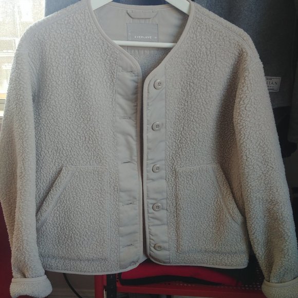 Everlane Sweaters - Everlane Shearling Cardigan